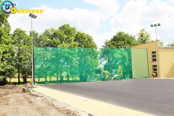 Siatki Kościan - Siatka zabezpieczenie na ogrodzenie boisk - 10x10cm, 5mm dla terenów Kościana